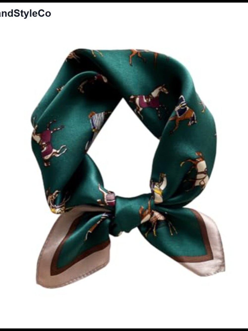 100% Mulberry Silk Neck Scarf 21x21 Small Square | Women's Fashion Scarves